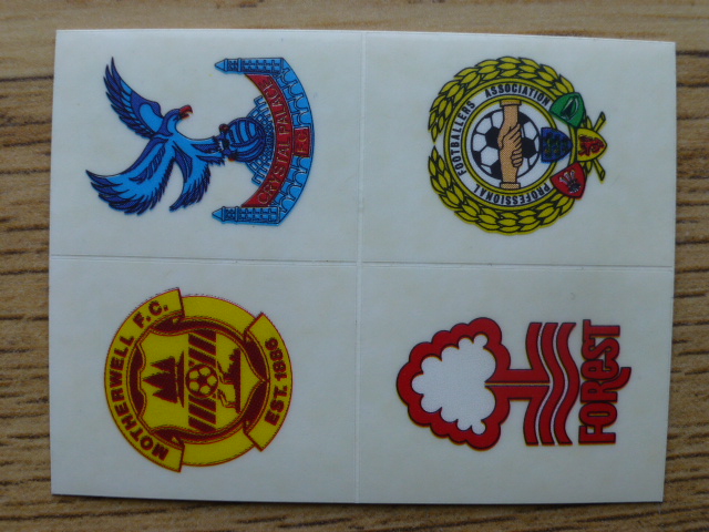 Panini Football 91 Badge - Stick And Lift G