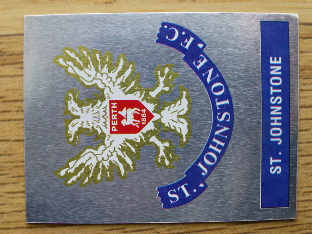 Panini Football 91 Badge - St. Johnstone (No.486)