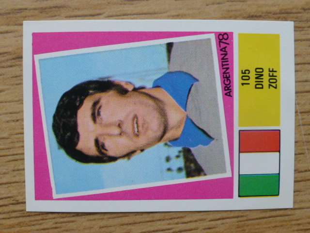 FKS Argentina 78 Stamp – Dino Zoff (No.105)
