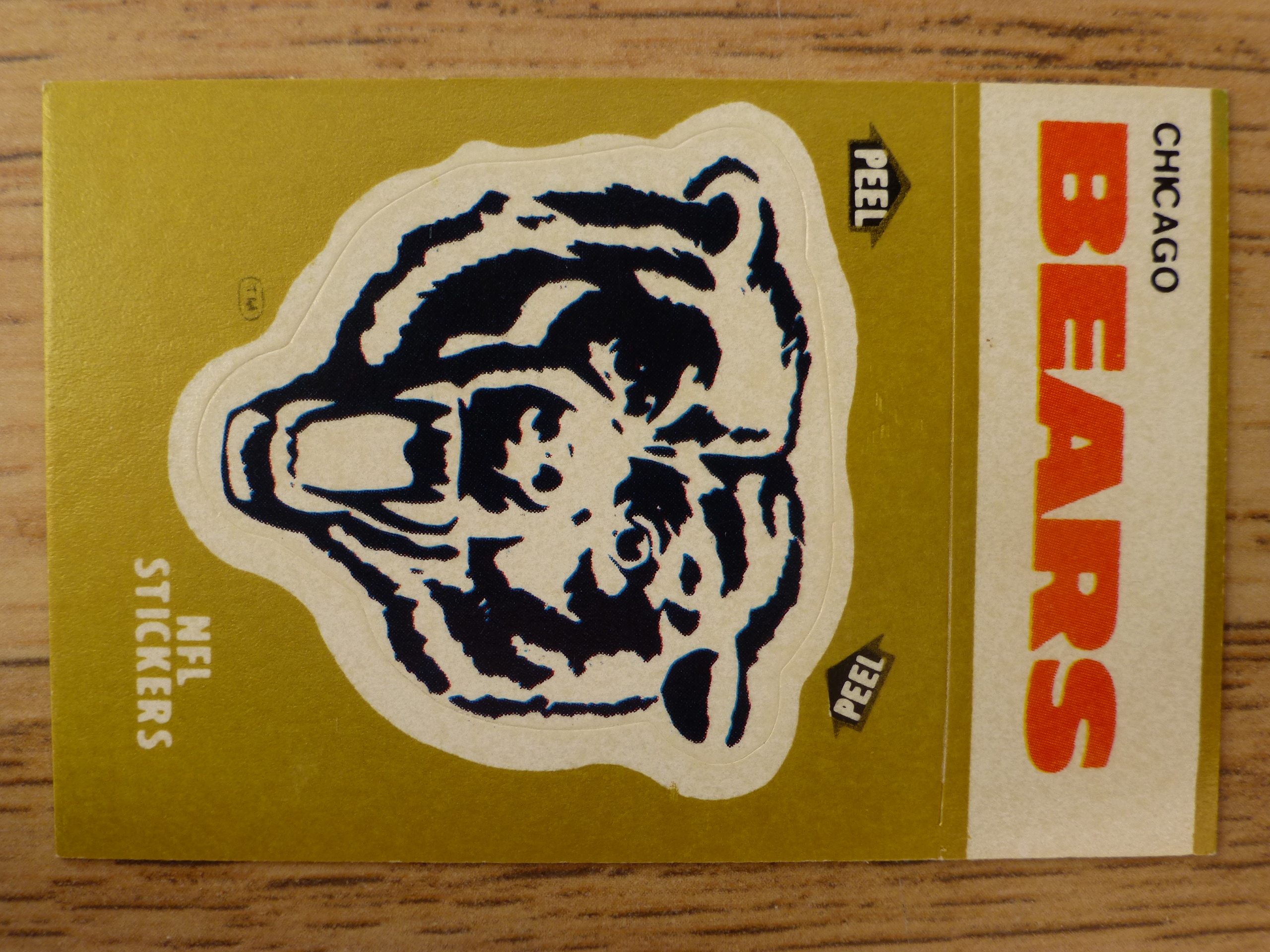 Fleer 83 American Football Collection - Chicago Bears Logo
