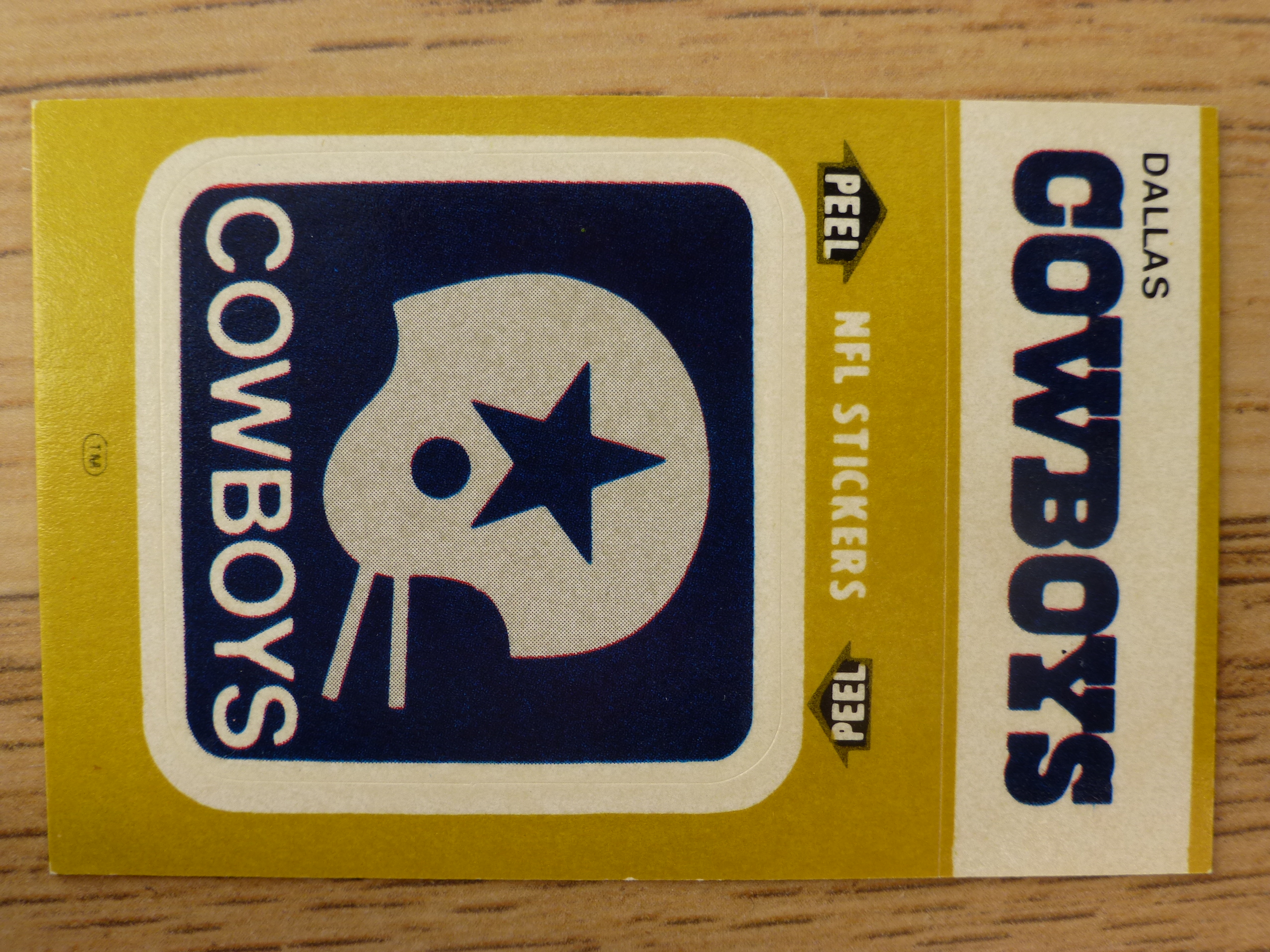 Fleer 83 American Football Collection - Dallas Cowboys Logo