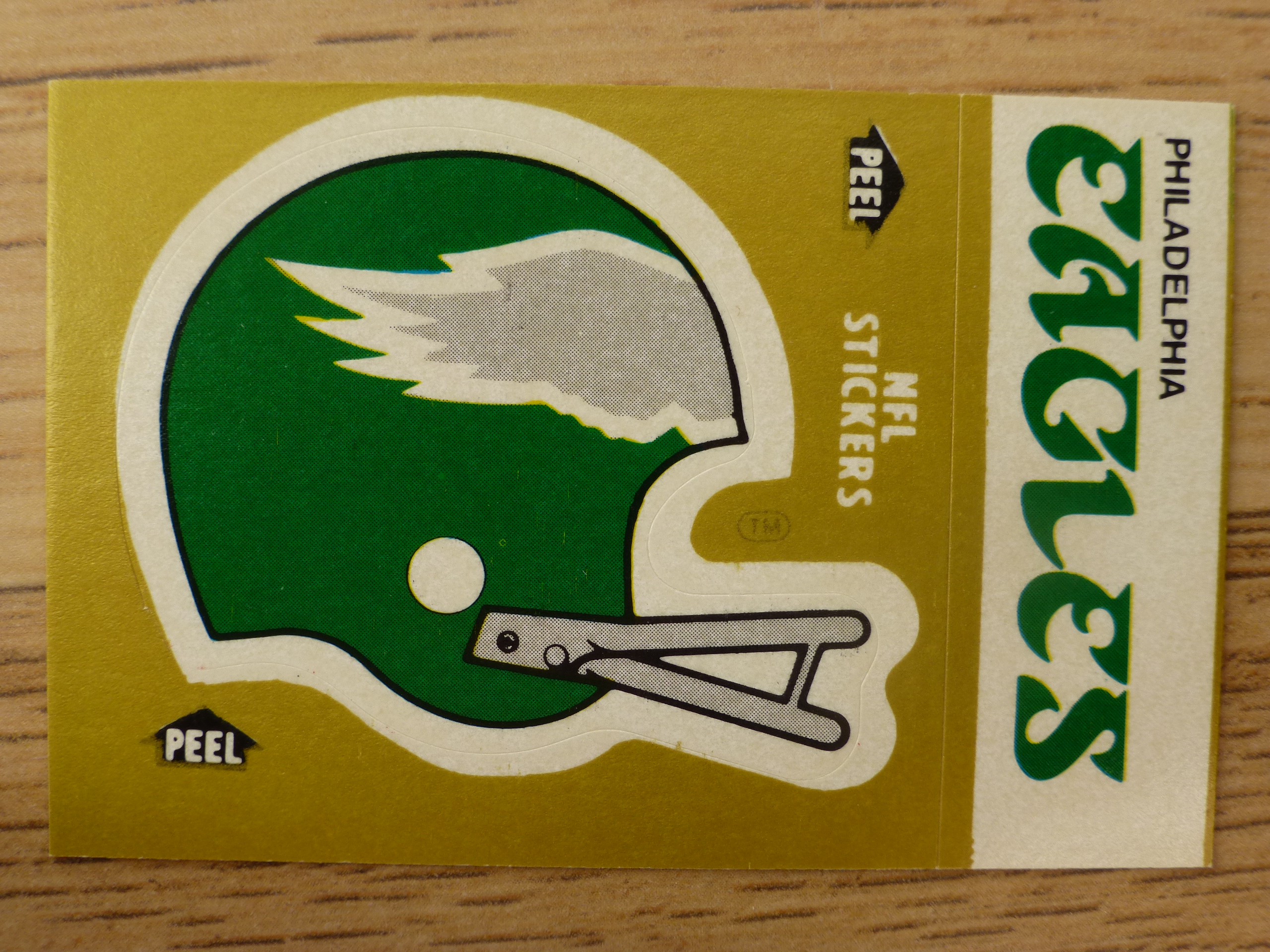 Fleer 83 American Football Collection - Philadelphia Eagles Helmet