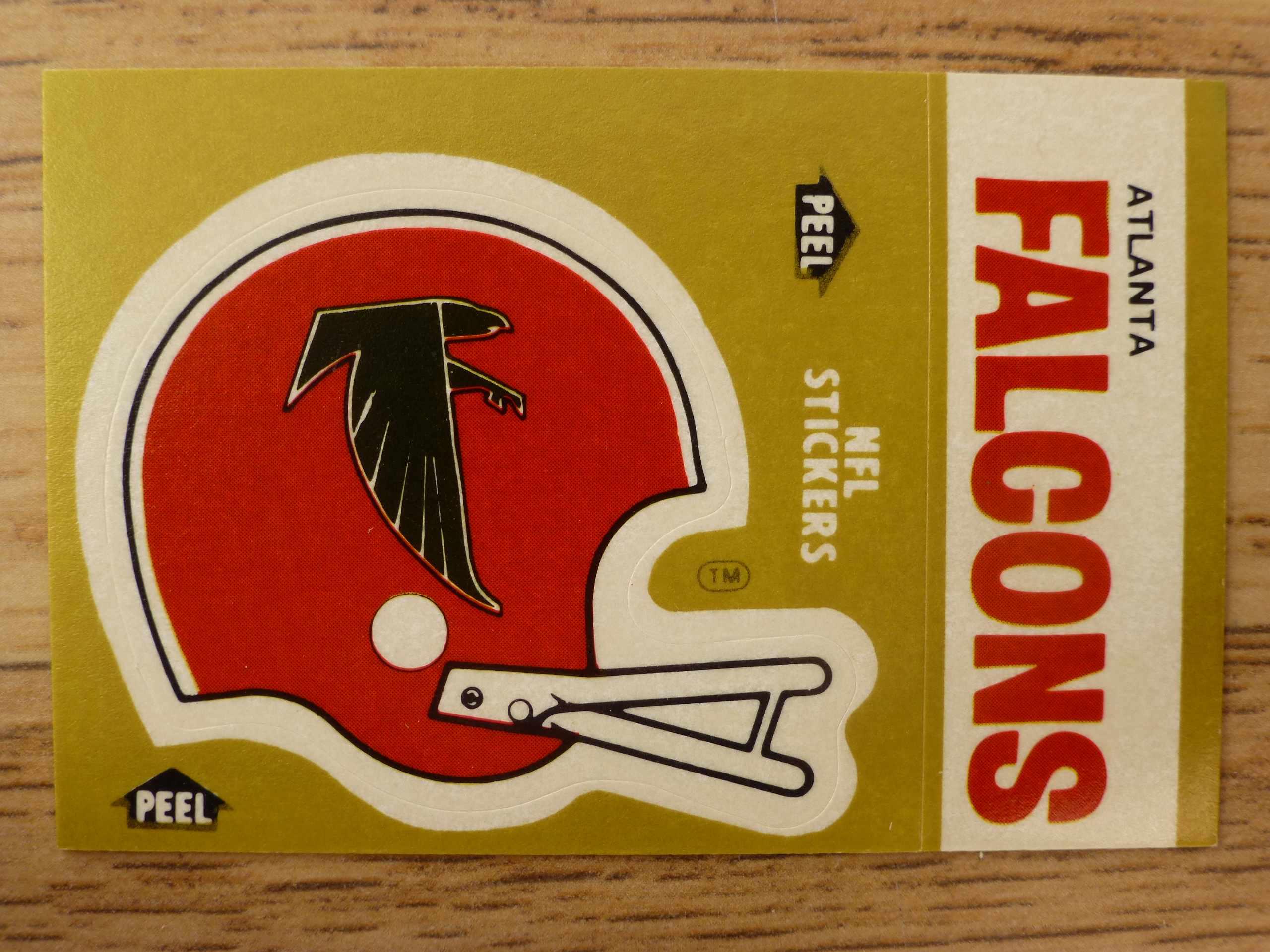 Fleer 83 American Football Collection - Atlanta Falcons Helmet