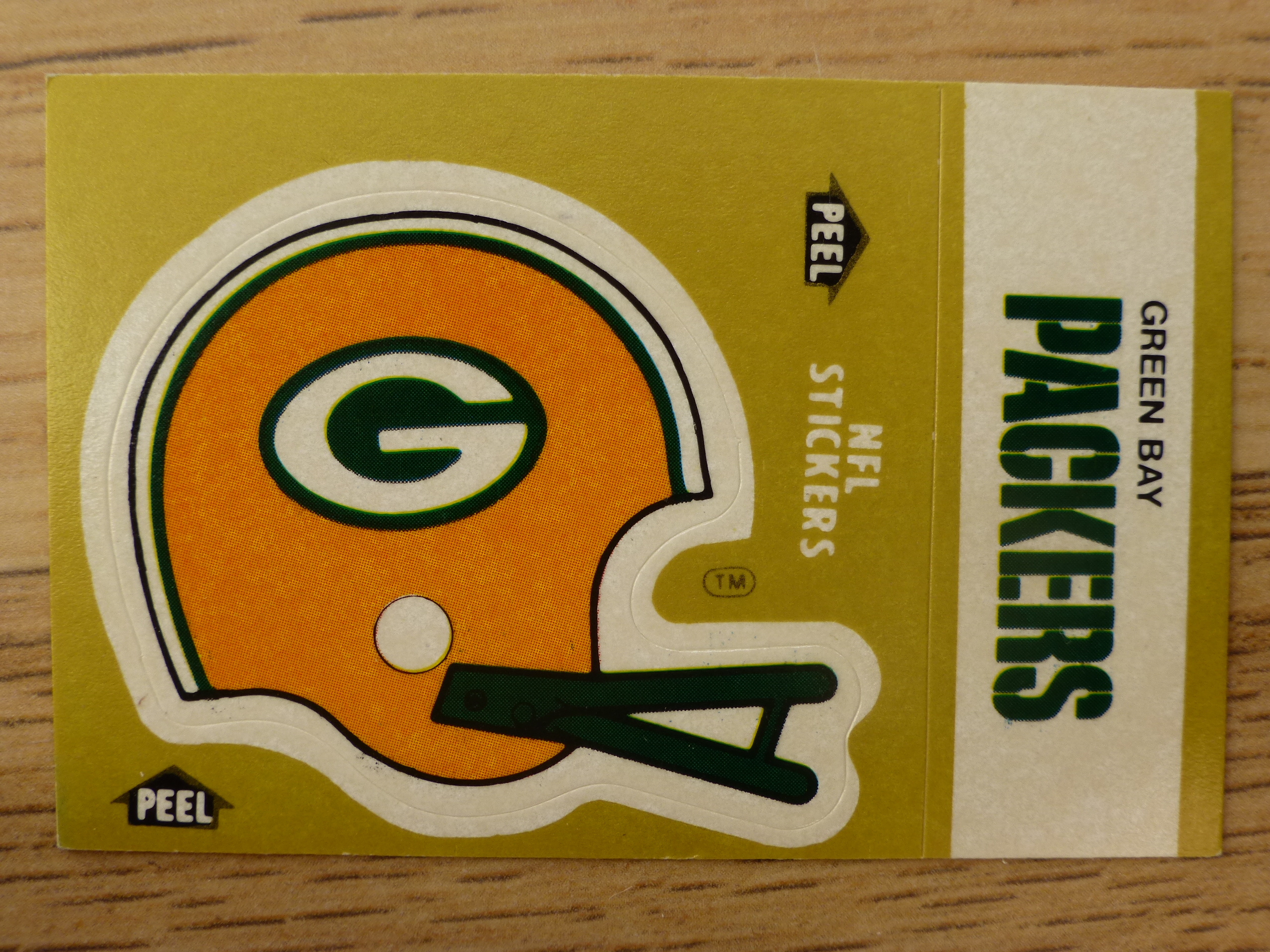 Fleer 83 American Football Collection - Green Bay Packers Helmet
