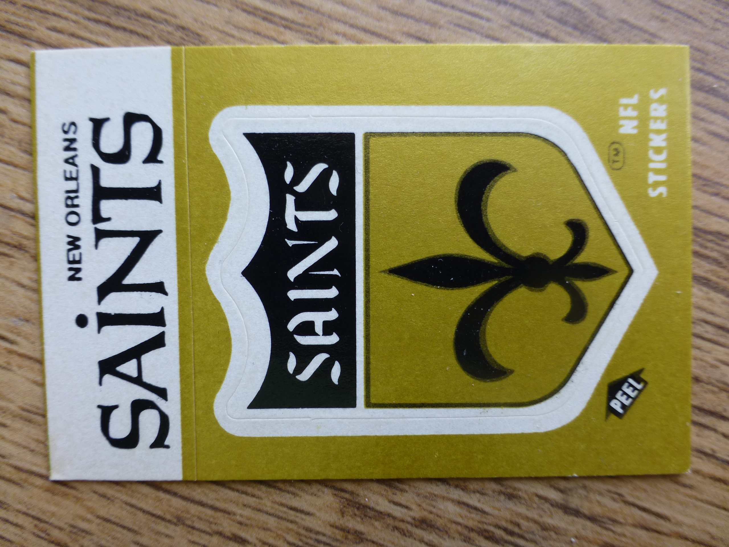 Fleer 83 American Football Collection - New Orleans Saints Logo