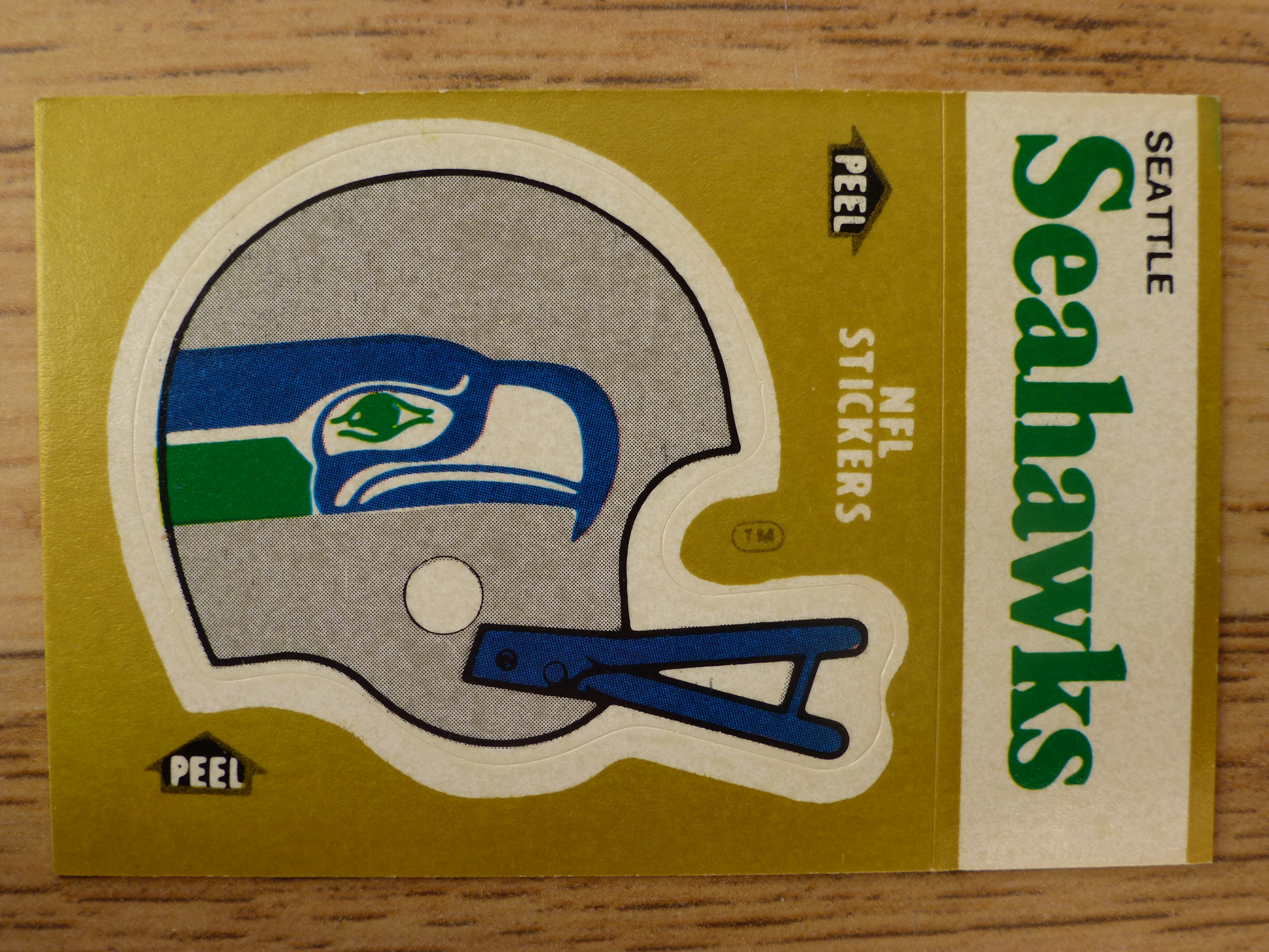 Fleer 83 American Football Collection - Seattle Seahawks Helmet
