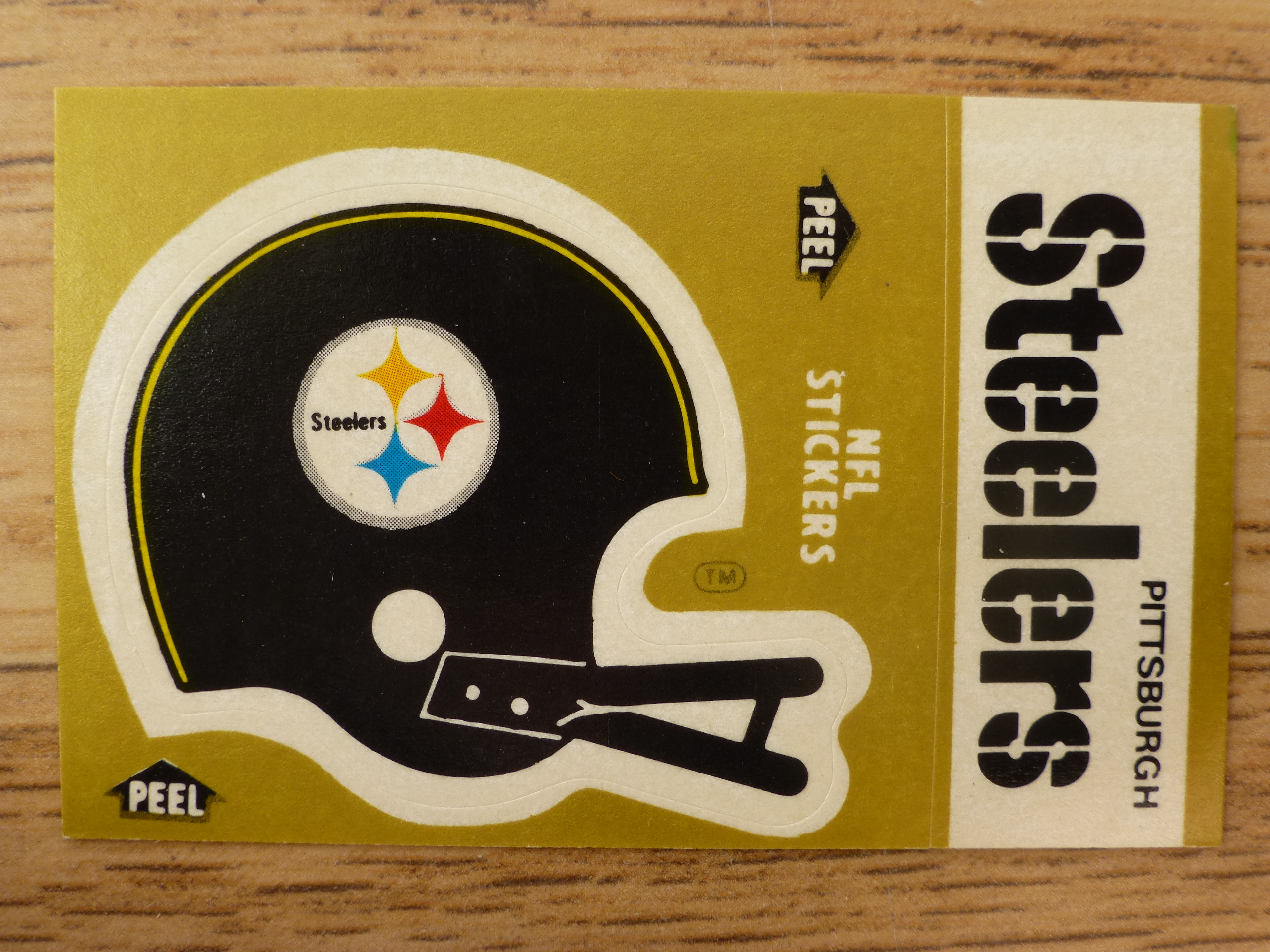 Fleer 83 American Football Collection - Pittsburgh Steelers Helmet