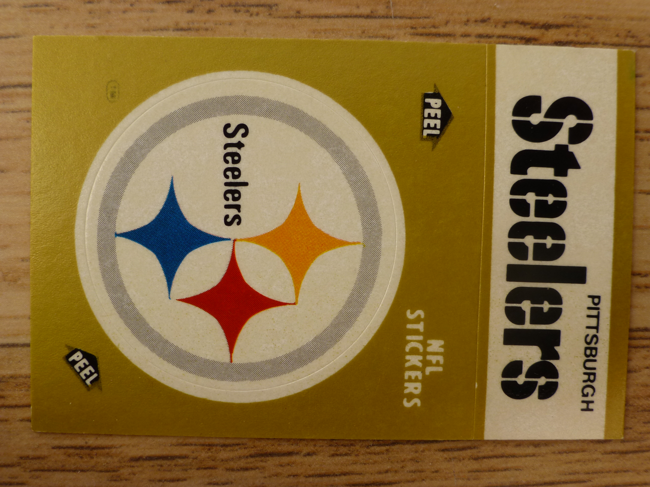 Fleer 83 American Football Collection - Pittsburgh Steelers Logo