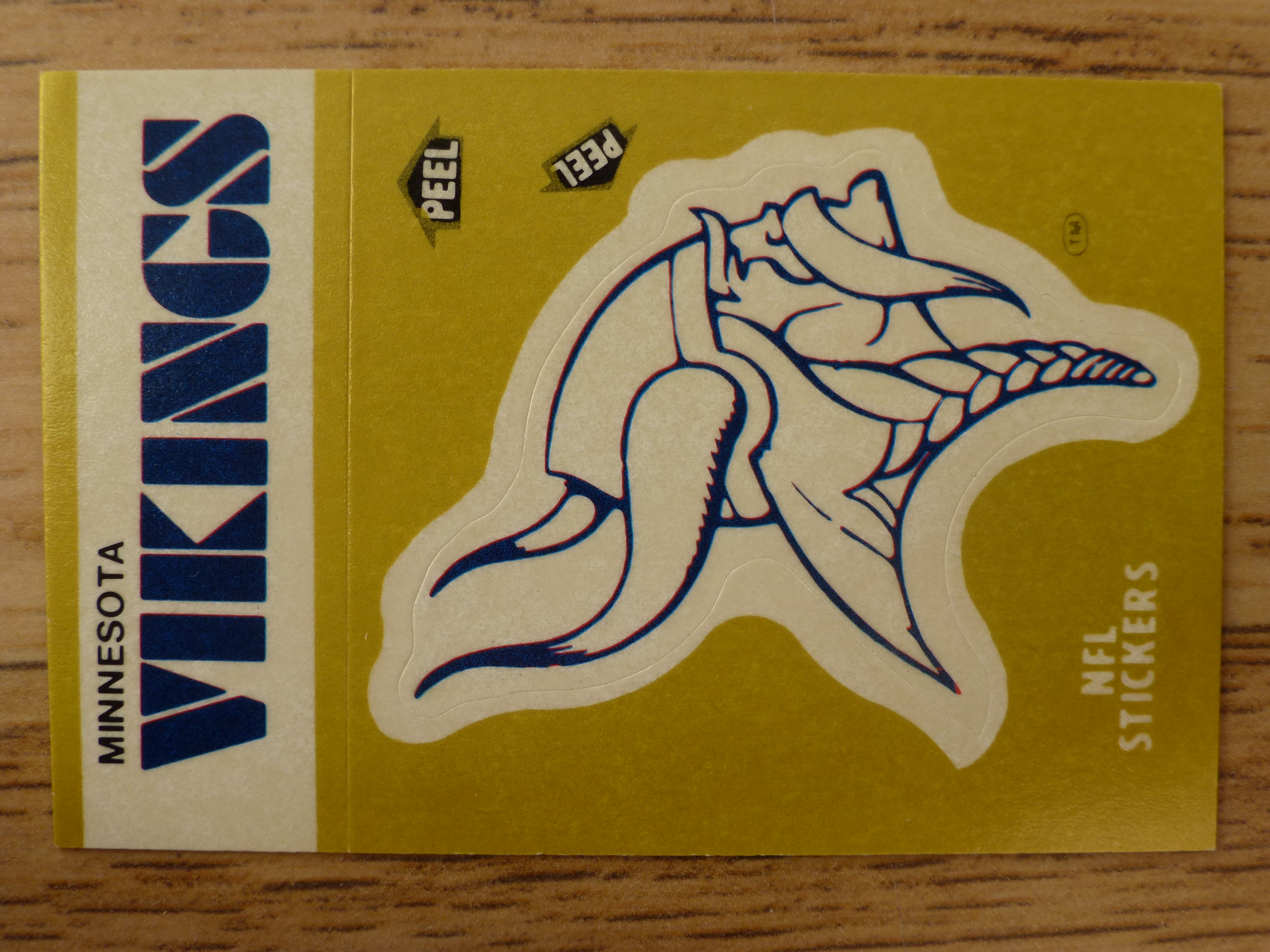Fleer 83 American Football Collection - Minnesota Vikings Logo