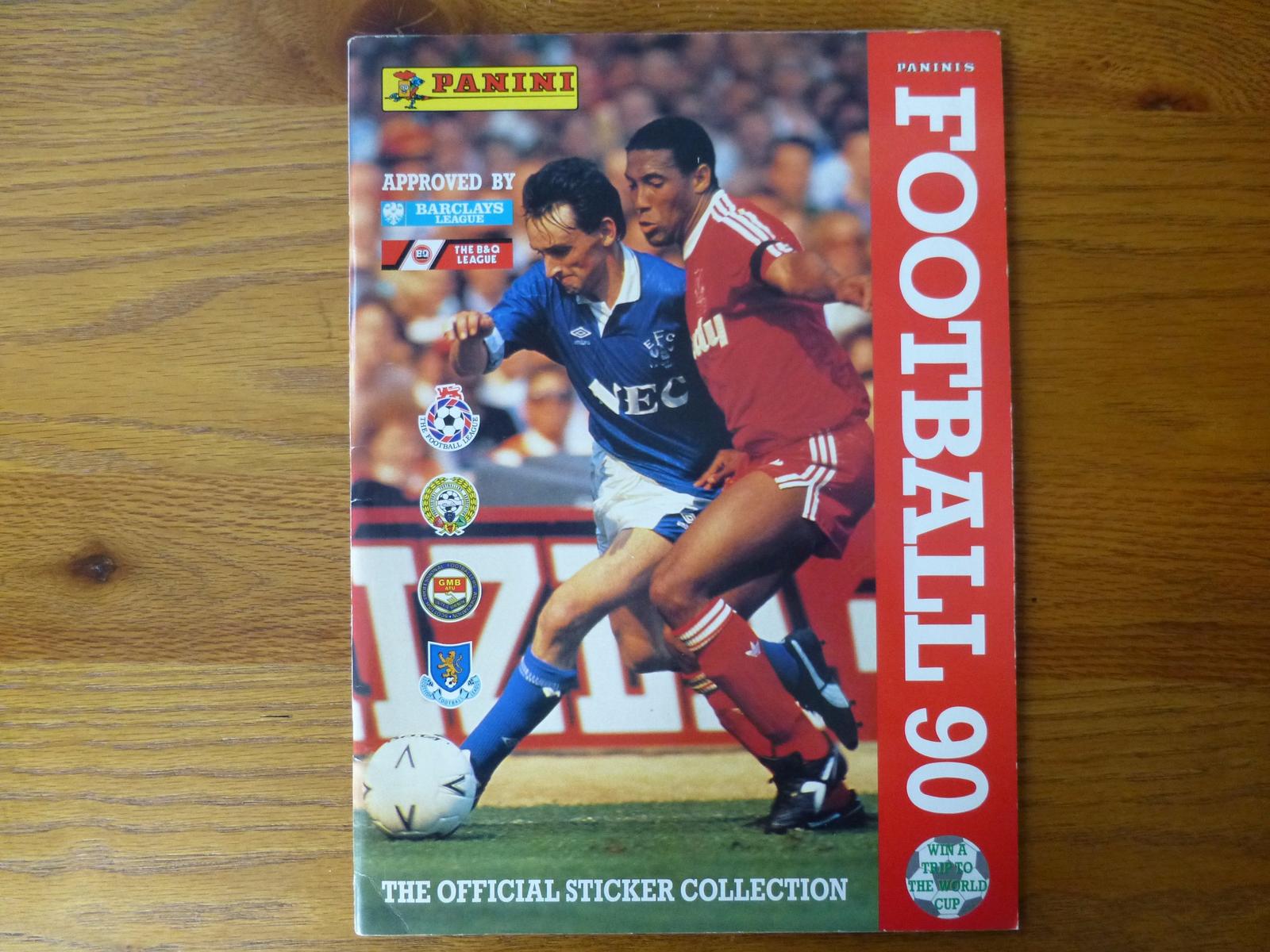 Football 1990 sticker album