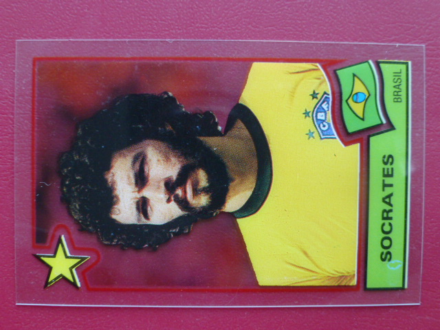 Panini Football Superstars Card - Socrates