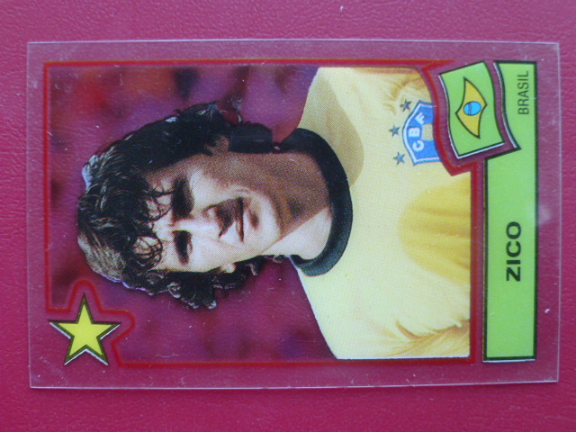 Panini Football Superstars Card - Zico