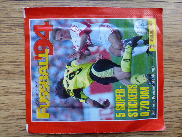 Panini Fussball ‘94 Sticker Pack (Germany)
