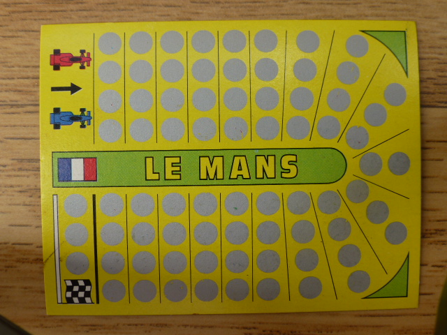 Panini Grand Prix Circuit Card (1984) - Le Mans (France)