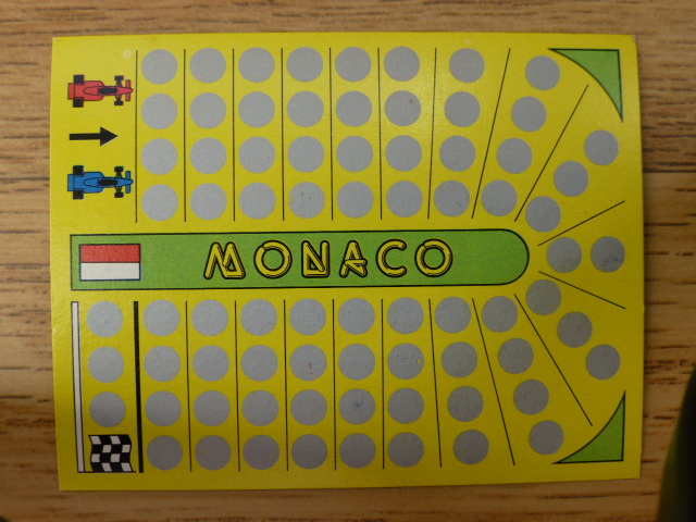Panini Grand Prix Circuit Card (1984) - Monaco