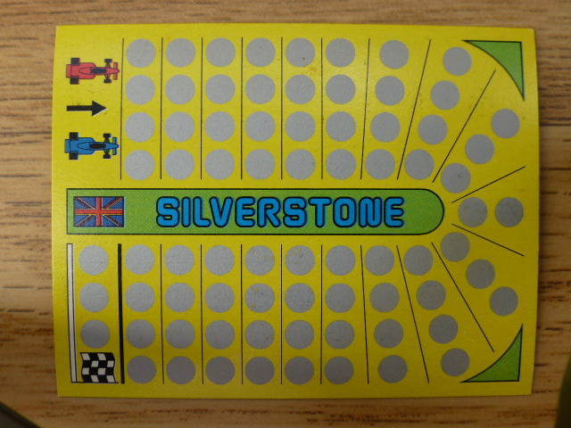 Panini Grand Prix Circuit Card (1984) - Silverstone (UK)