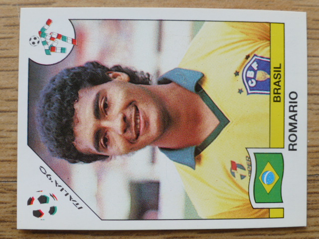 Panini Italia 90 Sticker – Romario (No.208)