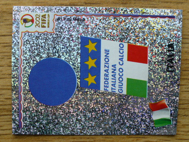 Panini Korea/Japan 2002 Badge - Italy (No.458)