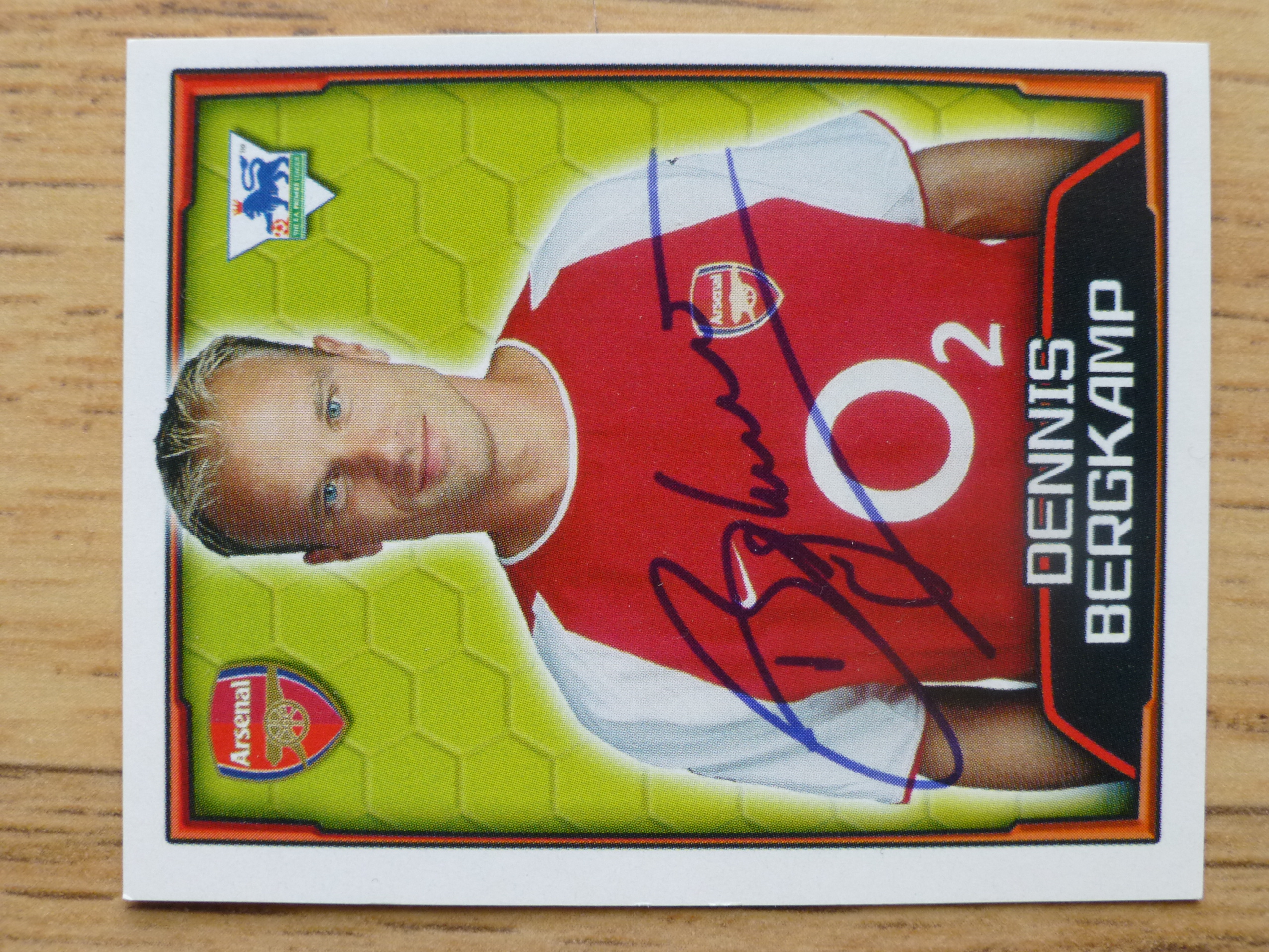 Merlin Premier League 2004 Sticker - Dennis Bergkamp (No.27)