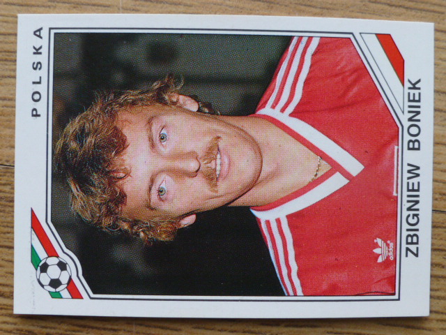 Panini Mexico 86 Sticker – Zbigniew Boniek (No.376)