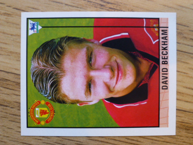 Merlin Premier League 96 Sticker – David Beckham (No.40)