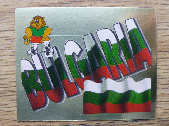 Merlin Euro 96 Badge - Bulgaria (No.117)