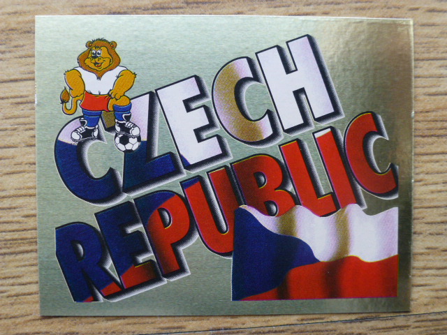 Merlin Euro 96 Badge - Czech Republic (No.191)