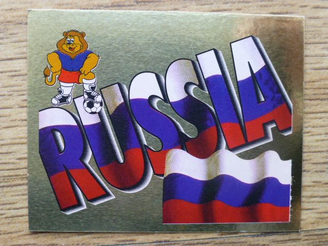 Merlin Euro 96 Badge - Russia (No.224)