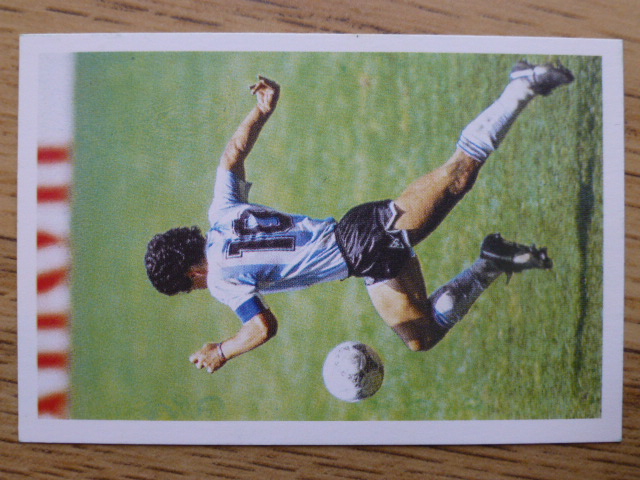 BBC Question of Sport Picture Round Card – Diego Maradona