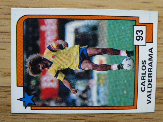 Panini Soccer Superstars Card – Carlos Valderrama (No.93)