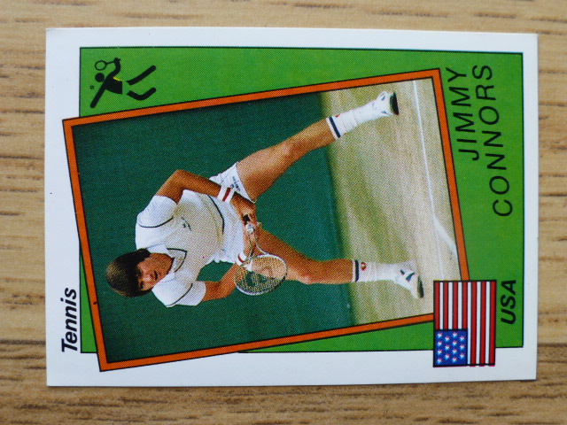 Panini Supersport Sticker – Jimmy Connors (No.184)