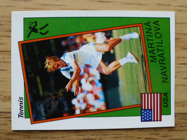 Panini Supersport Sticker – Martina Navratilova (No.195)