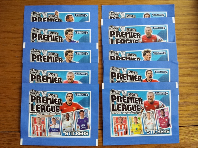 Topps 2013 Sticker Packs