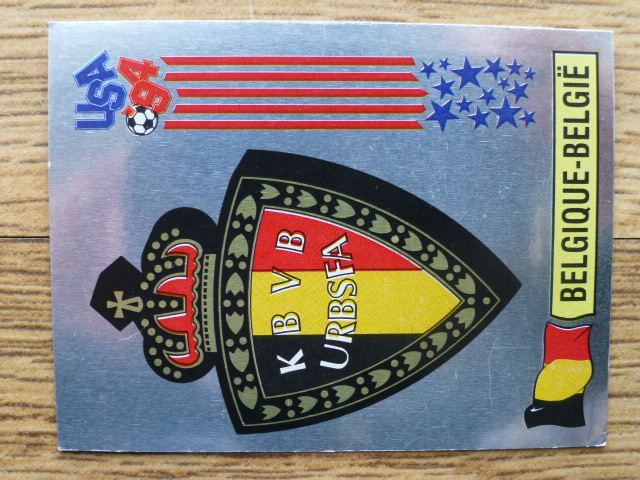 Panini USA 94 Badge - Belgium (No.360)